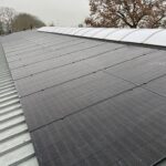 40 Zonnepanelen plaatsen, staal dak, Den Hoorn